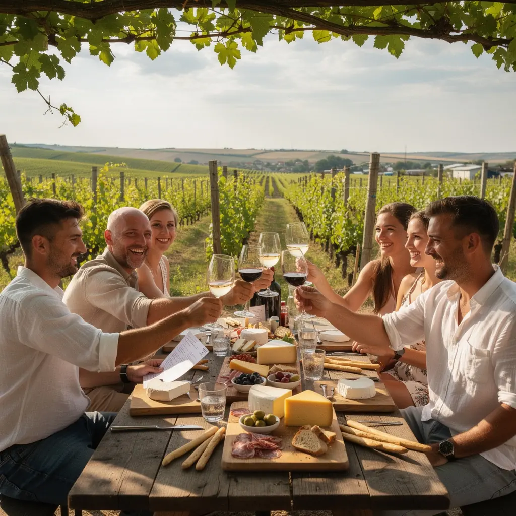 Turist admirând un peisaj natural spectaculos în România